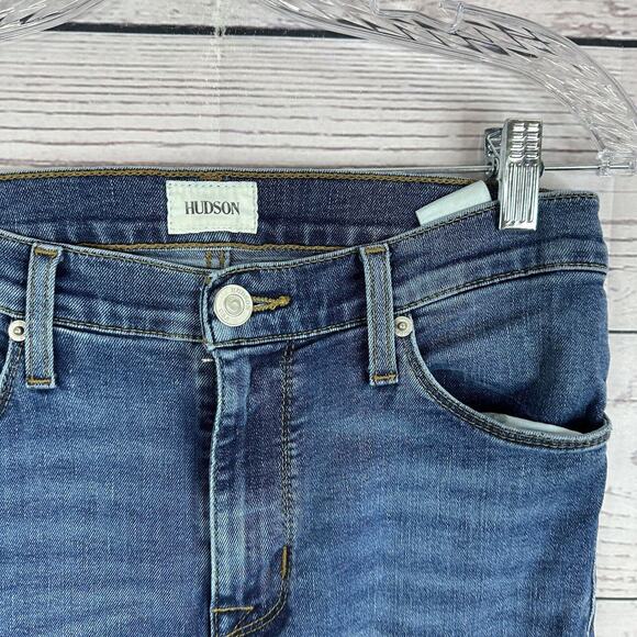 Hudson Jeans Womens 27 Blue Blair Super Skinny Stretch Mid Rise Casual Preppy - Picture 3 of 15
